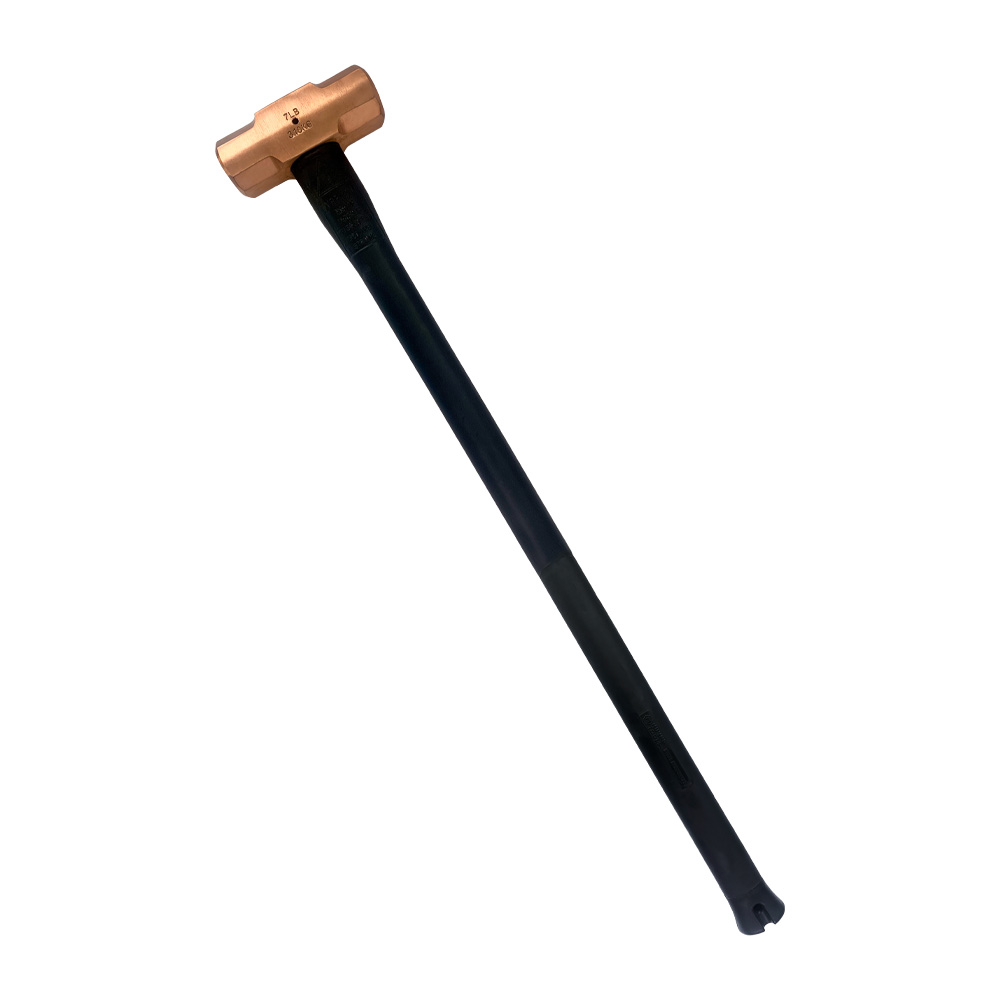7lb Copper Hammer with Pinned Steel Core Fibreglass Handle 