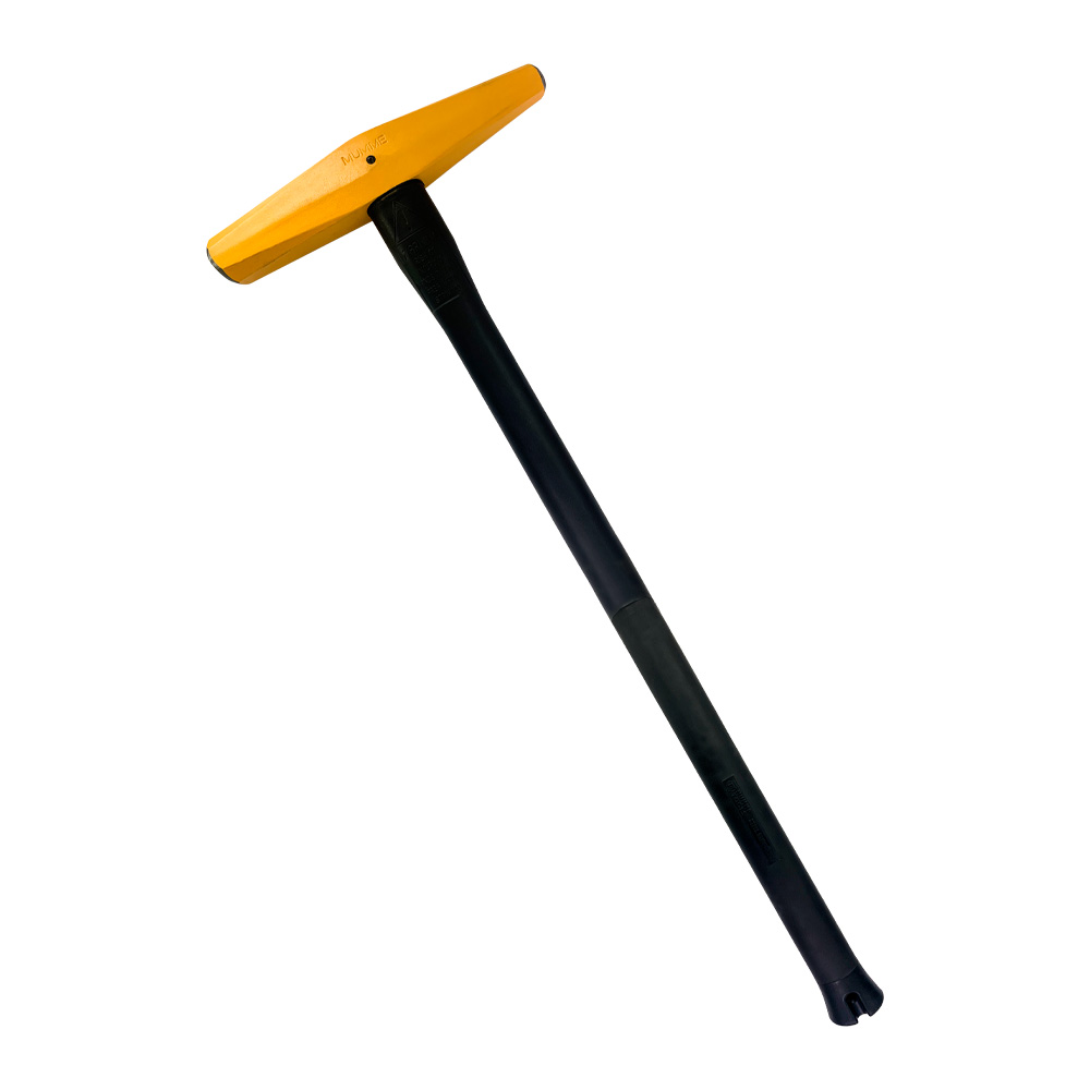 8lb Spiking Hammer with Pinned Steel Core Fibreglass Handle 